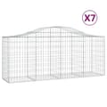 Pikkukuva 2 / 6: vidaXL Kaarevat kivikorit 7 kpl 200x50x80/100 cm galvanoitu rauta