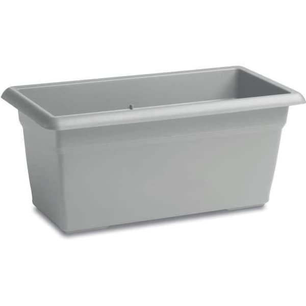 Mediterraneo Rectangular Flower Bin - 60L - 80 cm - PMMastics - Stone Grey
