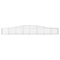 Miniatyrbilde 4 av 6: vidaXL Gabionkurver buede 8 stk 400x50x40/60 cm galvanisert jern