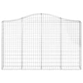 Pikkukuva 4 / 6: vidaXL Kaarevat kivikorit 12 kpl 200x30x120/140 cm galvanoitu rauta