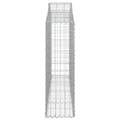 Miniatyrbillede 5 af 6: vidaXL buede gabionkurve 10 stk. 200x30x100/120 cm galvaniseret jern