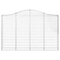 Pikkukuva 4 / 6: vidaXL Kaarevat kivikorit 3 kpl 200x30x120/140 cm galvanoitu rauta