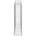 Pikkukuva 5 / 6: vidaXL Kaarevat kivikorit 7 kpl 200x30x120/140 cm galvanoitu rauta