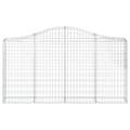 Pikkukuva 4 / 6: vidaXL Kaarevat kivikorit 20 kpl 200x30x100/120 cm galvanoitu rauta
