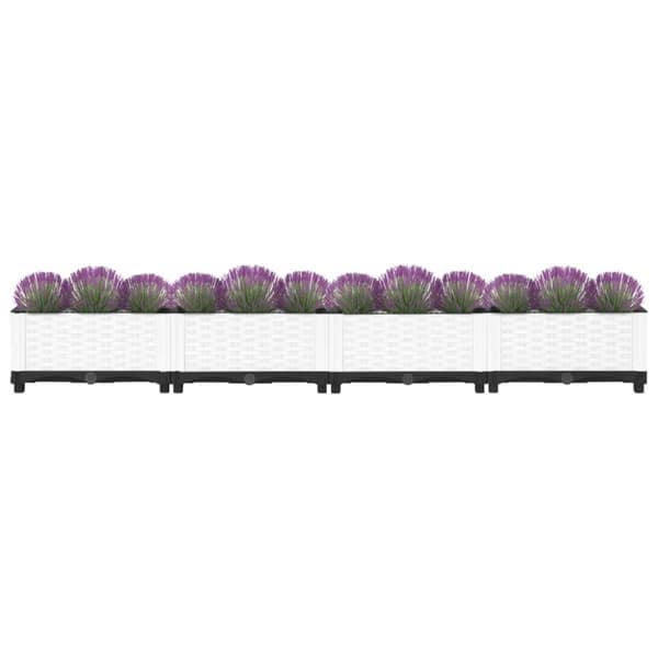vidaXL Høybed 160x40x23 cm polypropylen