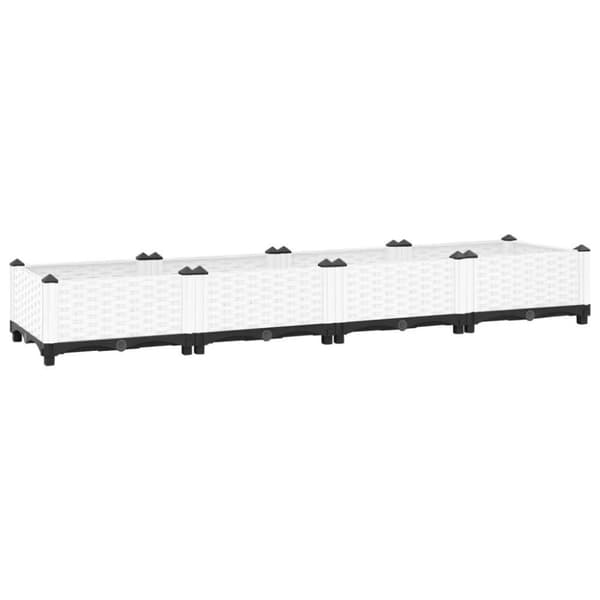 vidaXL Høybed 160x40x23 cm polypropylen