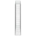 Miniatyrbilde 5 av 6: vidaXL Gabionkurver buede 6 stk 200x30x160/180 cm galvanisert jern