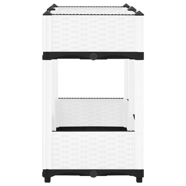 vidaXL Høybed 80x40x71 cm polypropylen