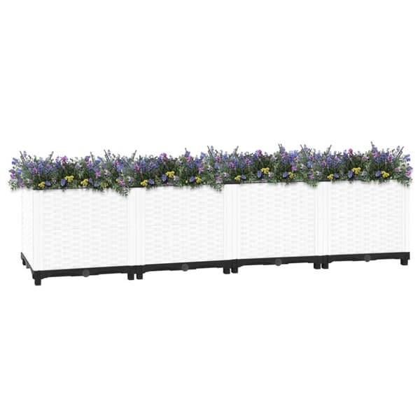 vidaXL Høybed 160x40x38 cm polypropylen
