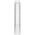 Pikkukuva 5 / 6: vidaXL Kaarevat kivikorit 7 kpl 200x30x160/180 cm galvanoitu rauta