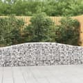 Pikkukuva 1 / 6: vidaXL Kaarevat kivikorit 5 kpl 400x30x60/80 cm galvanoitu rauta