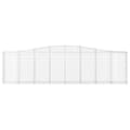 Miniatyrbillede 4 af 6: vidaXL buede gabionkurve 3 stk. 400x30x100/120 cm galvaniseret jern
