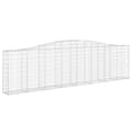 Miniatyrbillede 3 af 6: vidaXL buede gabionkurve 6 stk. 400x30x100/120 cm galvaniseret jern