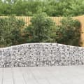 Pikkukuva 1 / 6: vidaXL Kaarevat kivikorit 9 kpl 400x30x60/80 cm galvanoitu rauta