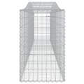 Miniatyrbillede 5 af 6: vidaXL buede gabionkurve 8 stk. 400x50x80/100 cm galvaniseret jern