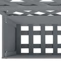 Miniatyrbillede 6 af 9: vidaXL espalier med plantekasse 65x33x135 cm WPC grå