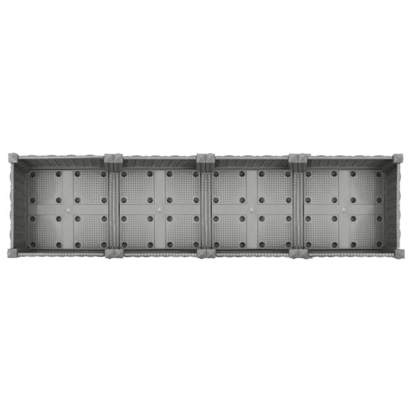 vidaXL Høybed 160x40x23 cm polypropylen