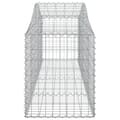 Miniatyrbilde 5 av 6: vidaXL Gabionkurver buede 20 stk 200x50x60/80 cm galvanisert jern
