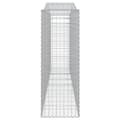 Miniatyrbillede 5 af 6: vidaXL buede gabionkurve 4 stk. 400x50x140/160 cm galvaniseret jern