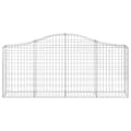 Pikkukuva 4 / 6: vidaXL Kaarevat kivikorit 9 kpl 200x30x80/100 cm galvanoitu rauta