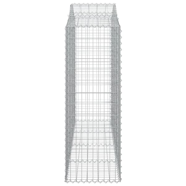 vidaXL Kaarevat kivikorit 20 kpl 200x50x140/160 cm galvanoitu rauta