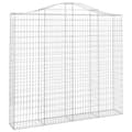 Pikkukuva 3 / 6: vidaXL Kaarevat kivikorit 8 kpl 200x30x180/200 cm galvanoitu rauta