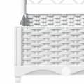 Miniatyrbillede 6 af 9: vidaXL plantekasse med espalier 80x40x121,5 cm PP hvid