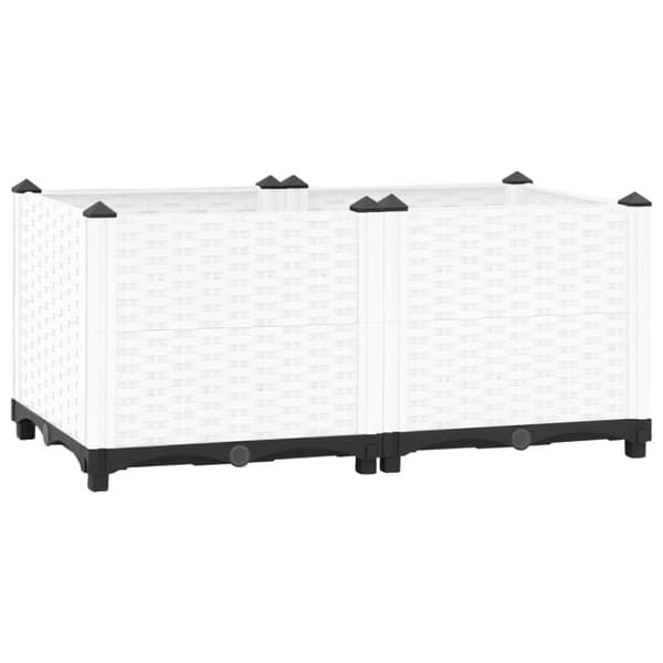 vidaXL højbed 80x40x38 cm polypropylen