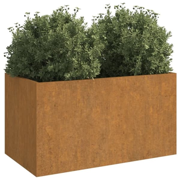 vidaXL plantekasse 62x40x39 cm cortenstål