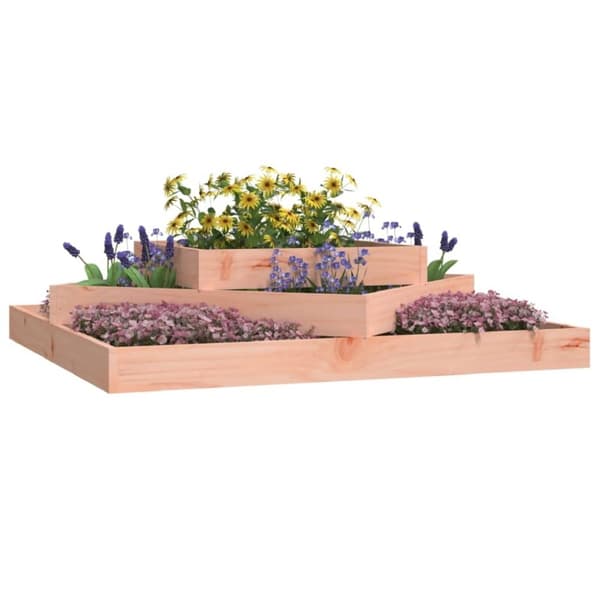 vidaXL Plantekasse 112x112x27 cm heltre douglasgran