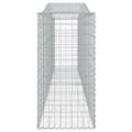 Miniatyrbillede 5 af 6: vidaXL buede gabionkurve 4 stk. 400x50x100/120 cm galvaniseret jern