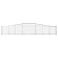 Miniatyrbillede 4 af 6: vidaXL buede gabionkurve 25 stk. 400x50x60/80 cm galvaniseret jern