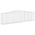 Pikkukuva 3 / 6: vidaXL Kaarevat kivikorit 3 kpl 400x50x100/120 cm galvanoitu rauta