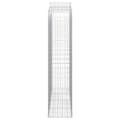 Pikkukuva 5 / 6: vidaXL Kaarevat kivikorit 2 kpl 200x50x220/240 cm galvanoitu rauta