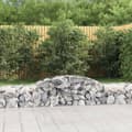 Miniatyrbild 1 av 5: vidaXL Gabion bågformad 300x50x40/60 cm galvaniserat järn