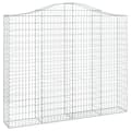 Pikkukuva 3 / 6: vidaXL Kaarevat kivikorit 10 kpl 200x30x160/180 cm galvanoitu rauta