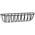 Miniatyrbilde 4 av 7: vidaXL Plantekasser 2 stk med kokosfiberinnlegg svart 76x21x16 cm stål