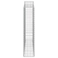 Pikkukuva 5 / 6: vidaXL Kaarevat kivikorit 12 kpl 200x30x140/160 cm galvanoitu rauta