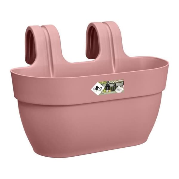 ELHO - Blomkruka - Vibia Campana Easy Hanger Medium - Dusty Rose - Utomhusbalkong - L 24,1 x B 36 x H 26,5 cm