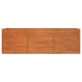 Pikkukuva 4 / 8: vidaXL Korotettu kukkalaatikko ruoste 240x80x77 cm Corten teräs