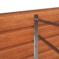 Pikkukuva 7 / 8: vidaXL Korotettu kukkalaatikko ruoste 240x80x77 cm Corten teräs
