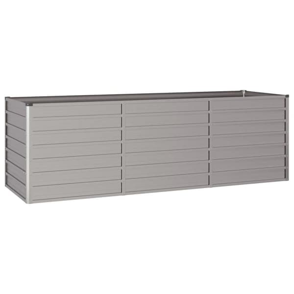 vidaXL Korotettu kukkalaatikko ruoste 240x80x77 cm Corten teräs