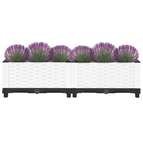 vidaXL højbed 80x40x23 cm polypropylen