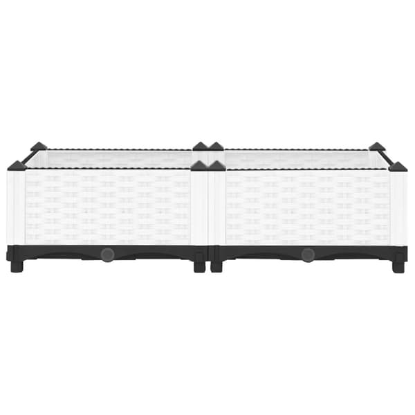 vidaXL højbed 80x40x23 cm polypropylen