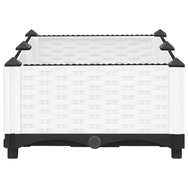 vidaXL højbed 80x40x23 cm polypropylen