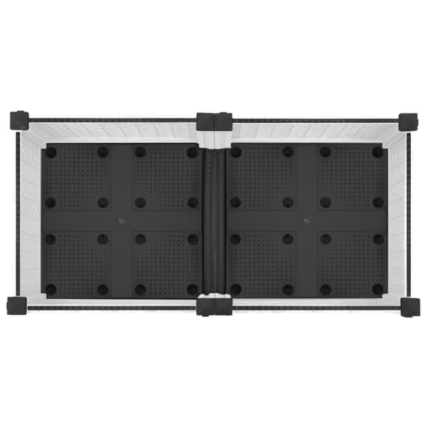 vidaXL højbed 80x40x23 cm polypropylen