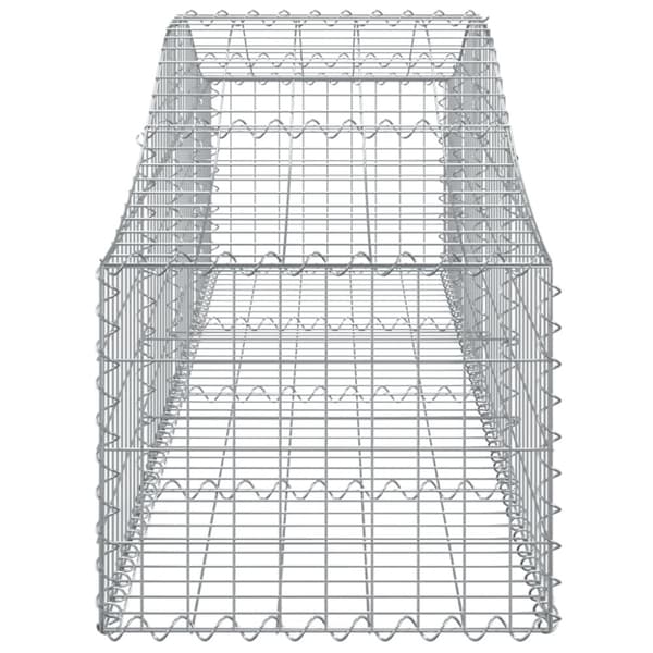 vidaXL Kaarevat kivikorit 20 kpl 200x50x40/60 cm galvanoitu rauta