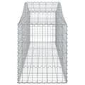 Miniatyrbillede 5 af 6: vidaXL buede gabionkurve 30 stk. 200x50x60/80 cm galvaniseret jern