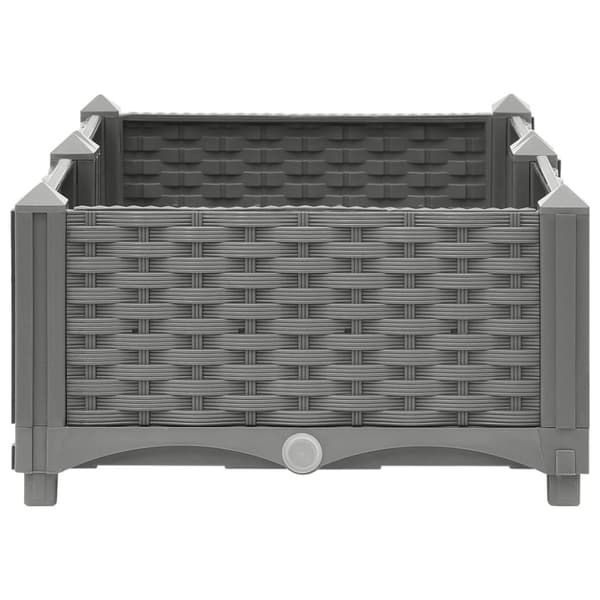 vidaXL højbed 80x40x23 cm polypropylen