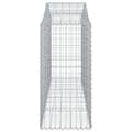Miniatyrbillede 5 af 6: vidaXL buede gabionkurve 9 stk. 200x50x100/120 cm galvaniseret jern